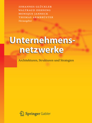 cover image of Unternehmensnetzwerke